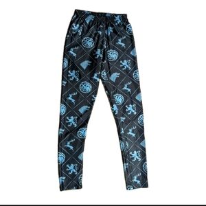 Game Of Thrones House Symbols Leggings Women's Size Small
